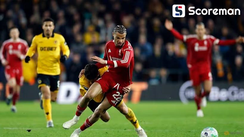 EPL 꼴찌 울버햄튼, 지난 시즌 챔프 리버풀에 2-1 제압